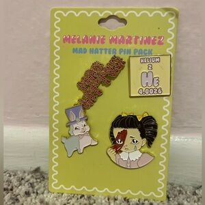 SUPER RARE melanie martinez FULL mad hatter pin set